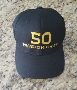 Baseball Cap with Gold Logo